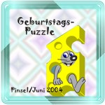 Burzeltagspuzzle von Pinsel