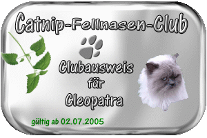 Cleopatras Clubausweis